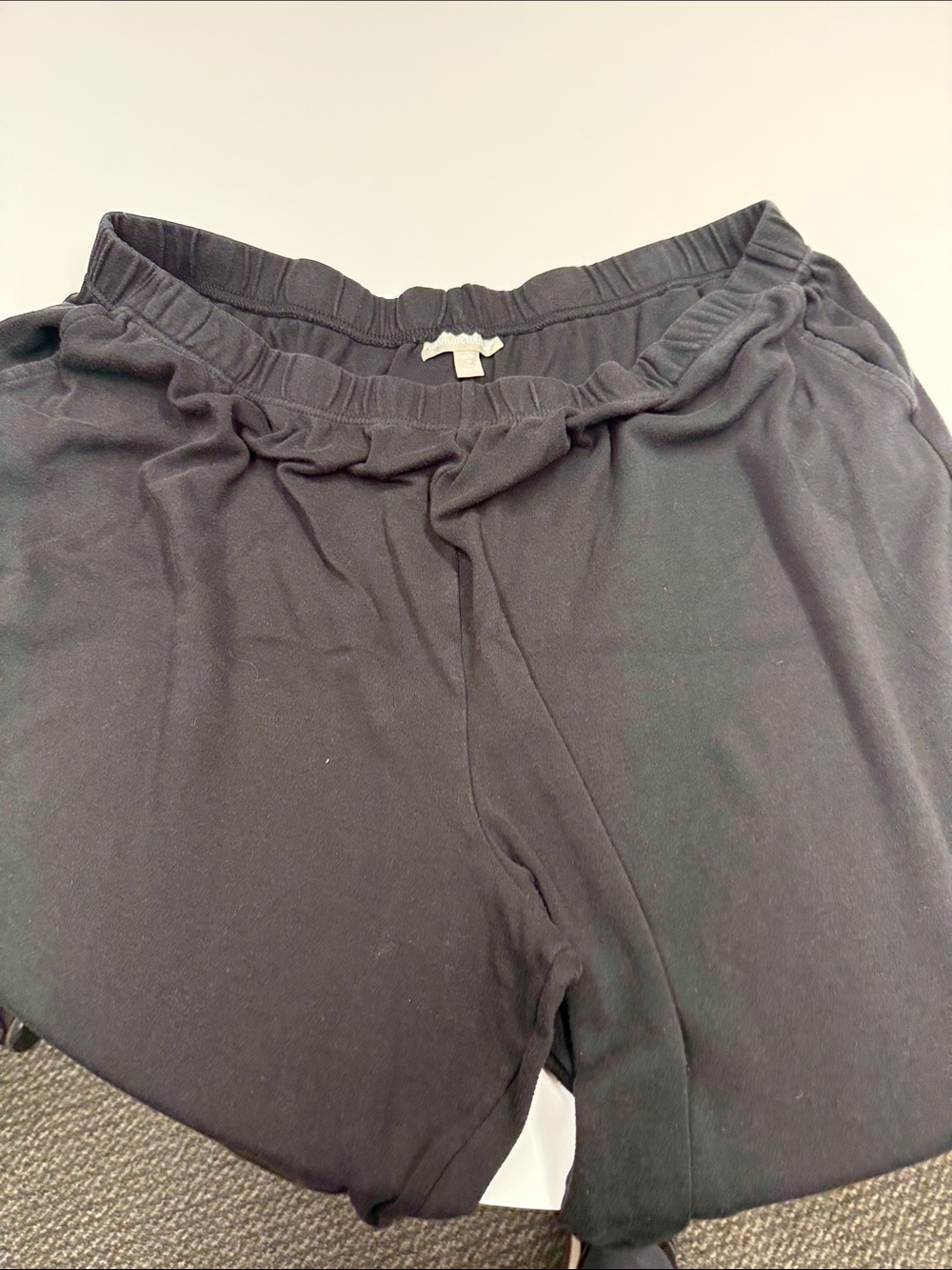 Woman Within black knit pants - Picture 2 of 4
